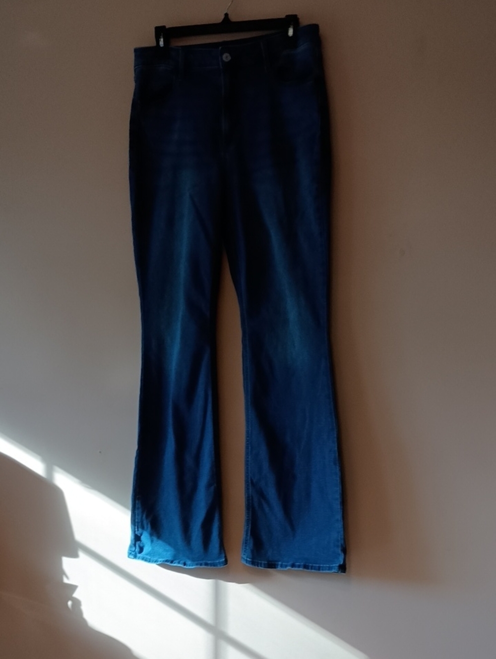 Old Navy Women's Dark Blue Flare Jeans, Sz 12 Tall